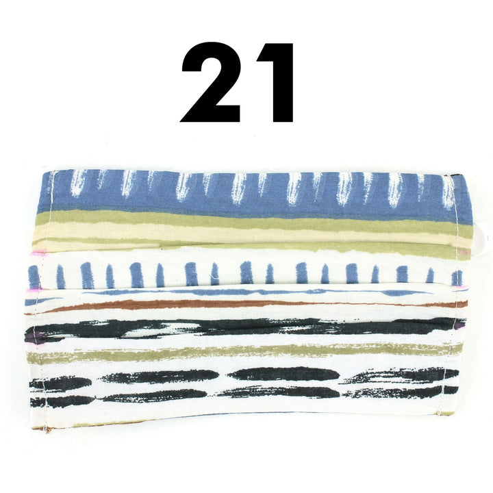 100% Cotton Handmade Pleated Face-Mask