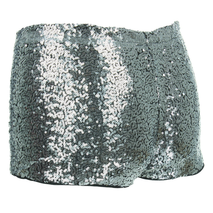 Sequin Hot Pants - Silver