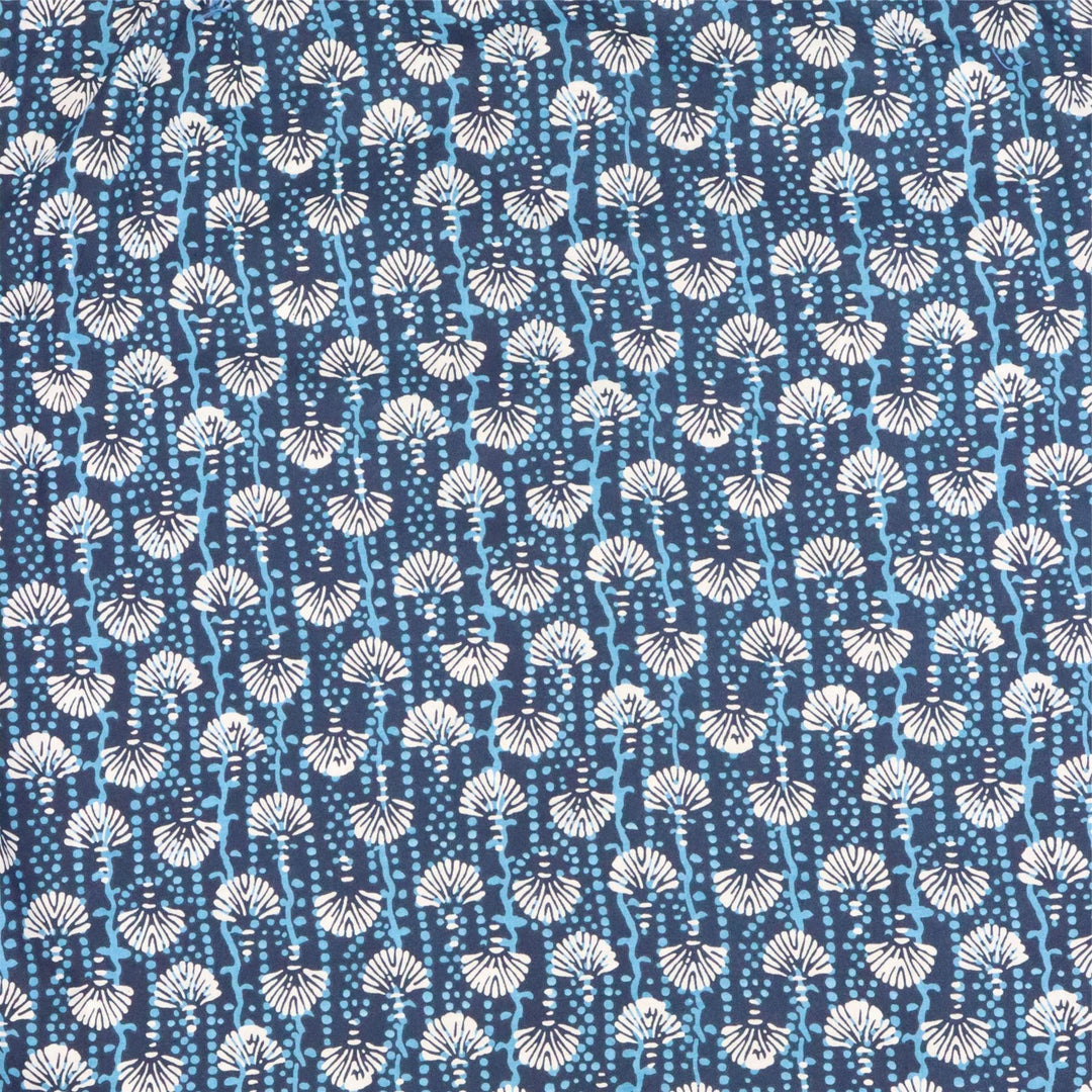 Regular Fit Short Sleeve Shirt - Indigo Fan