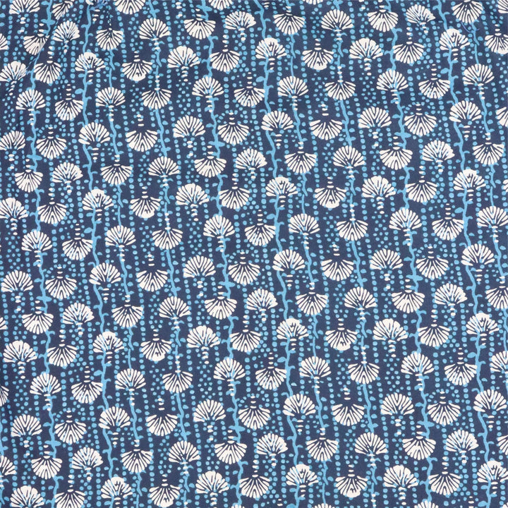 Regular Fit Short Sleeve Shirt - Indigo Fan