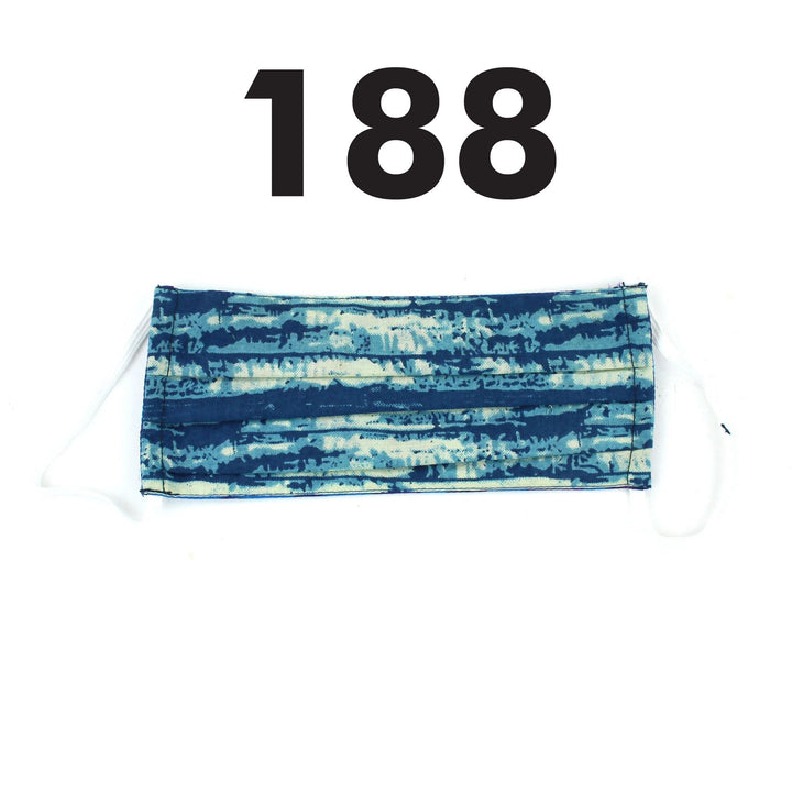100% Cotton Handmade Pleated Face-Mask