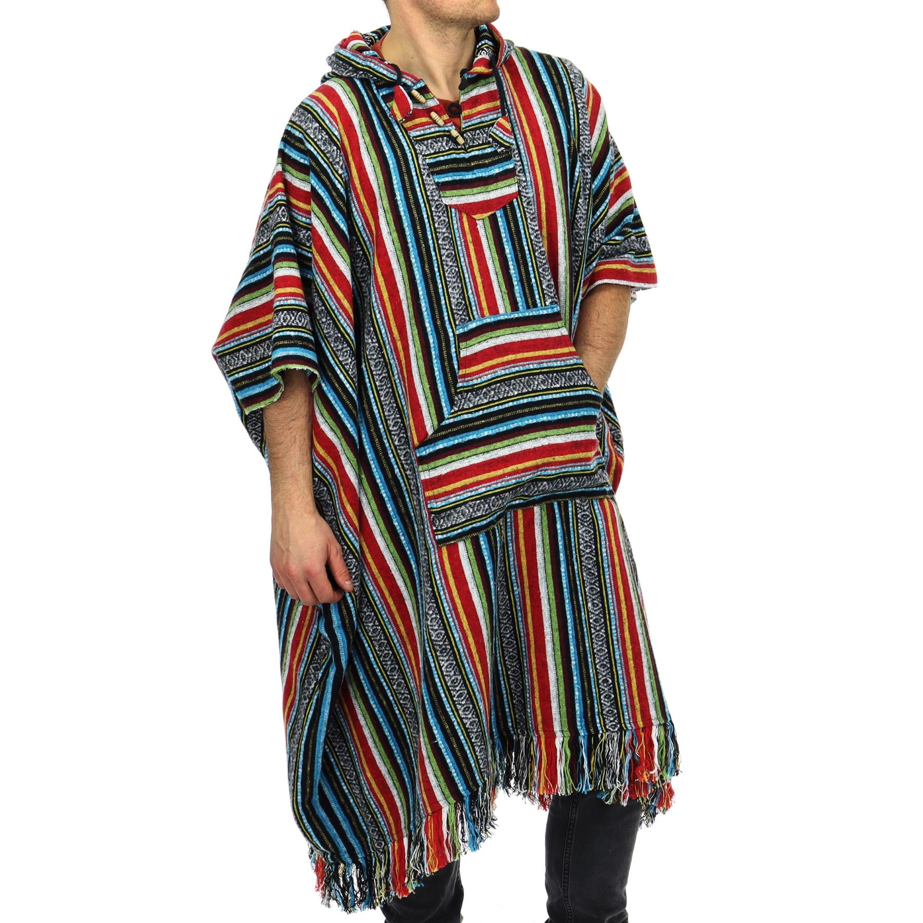 トップス Mexipa voilesucker maxican maxi poncho トップス Mexipa voilesucker maxican maxi poncho Mexico