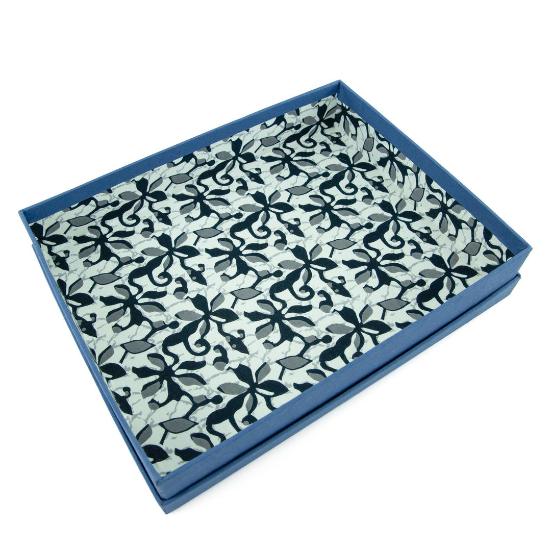 Handmade Luxury A4 Deep Presentation Shirt & Gift Box - Cobalt