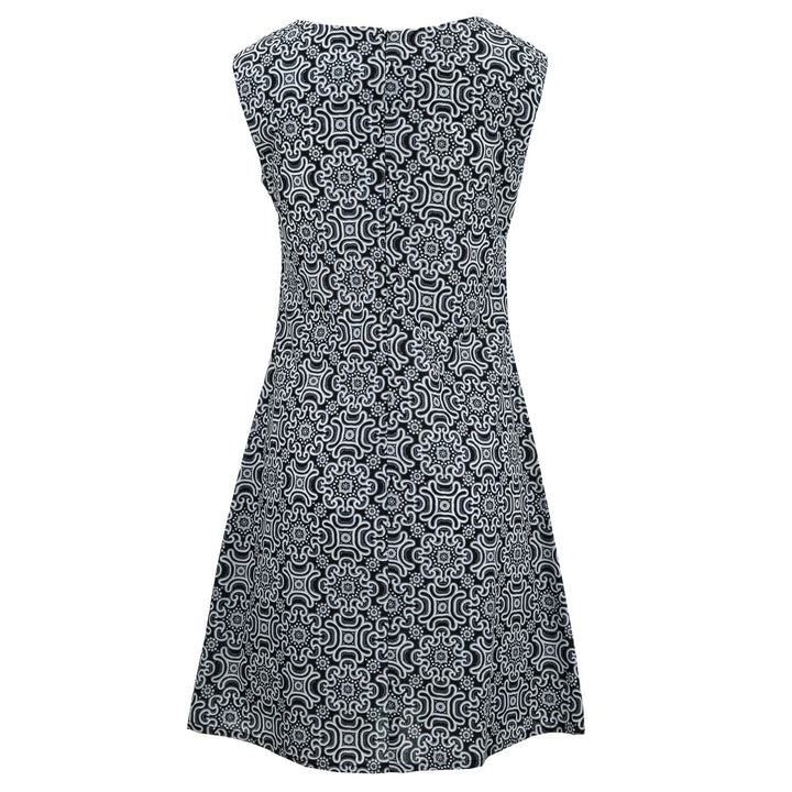 Nifty Shifty Dress - Black Promise Tile