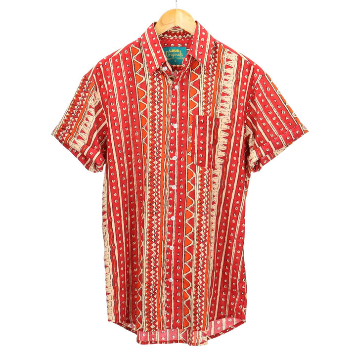 Regular Fit Short Sleeve Shirt - Desert Totem
