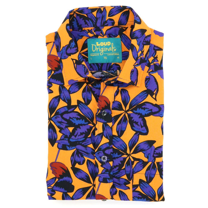 Regular Fit Short Sleeve Shirt - Vibrant Frond