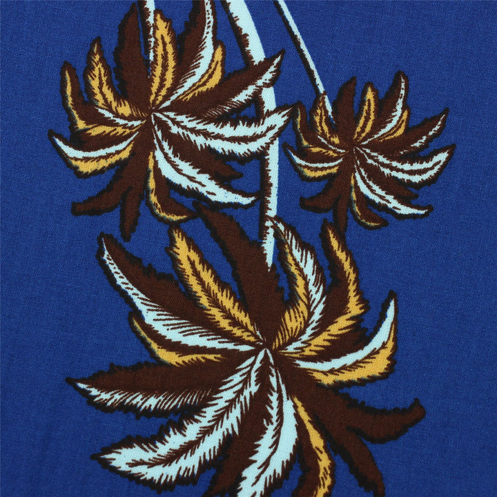 Regular Fit Short Sleeve Shirt - Palm Trees