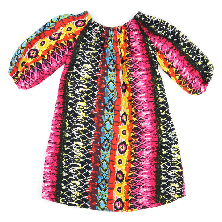 Off The Shoulder Dress - Psychedelic Snakeskin