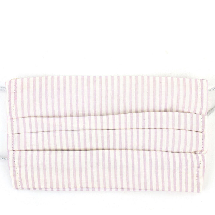 100% Cotton Handmade Pleated Face-Mask