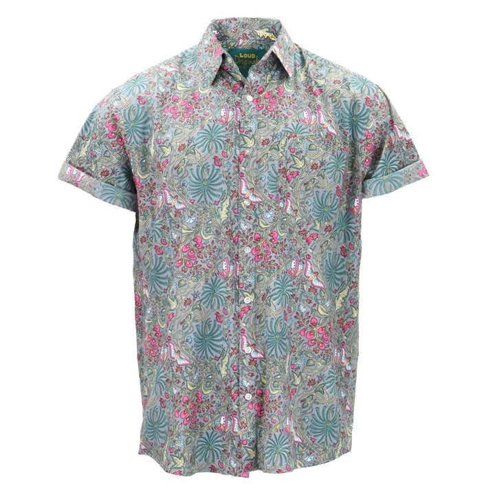 Regular Fit Short Sleeve Shirt - Mystical Moths