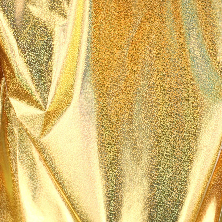 Shiny Metallic 70's Shirt - Gold