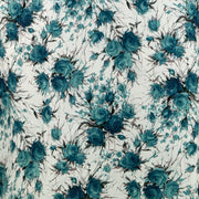 Crossover Dress - Rose Bunch Teal