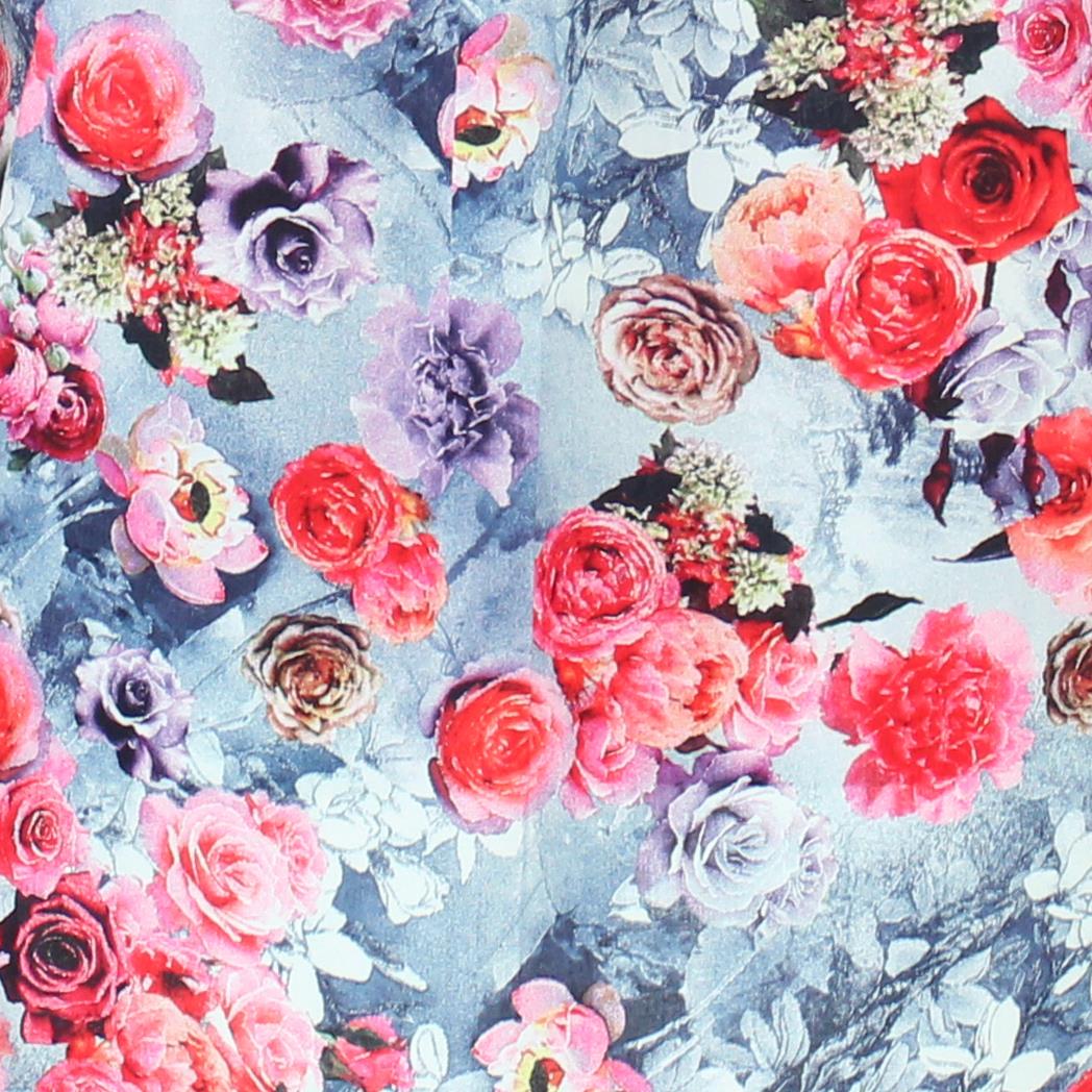 Classic Women's Shirt - Mauve Summer Bouquet