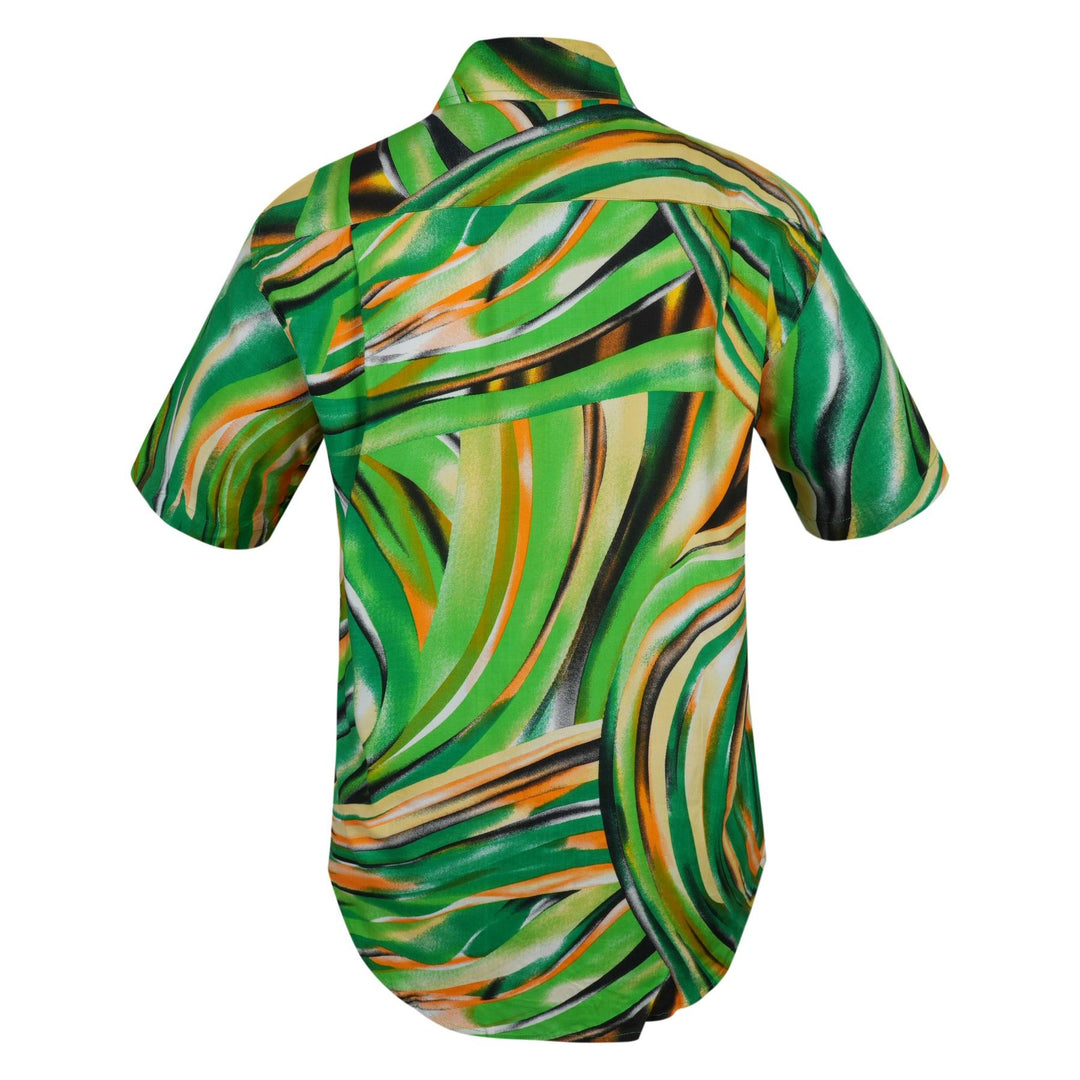 Regular Fit Short Sleeve Shirt - Emeral Wave