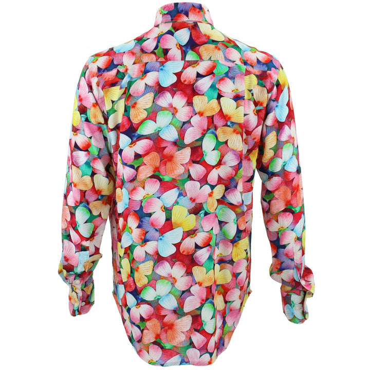 Regular Fit Long Sleeve Shirt - Butterflies