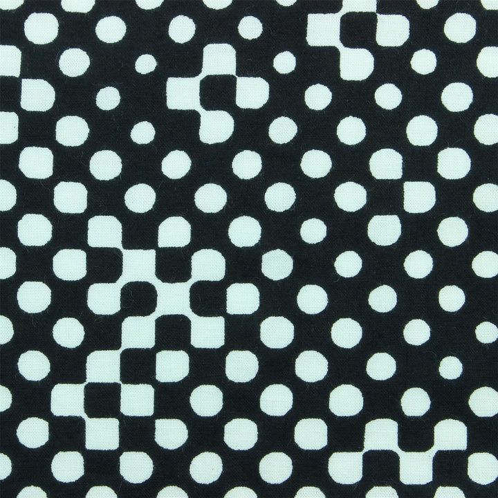Regular Fit Long Sleeve Shirt - Black & White Shapes