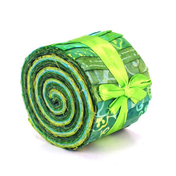 Jelly Roll - 20 Strips of 2.5" x 37" Cotton Batik