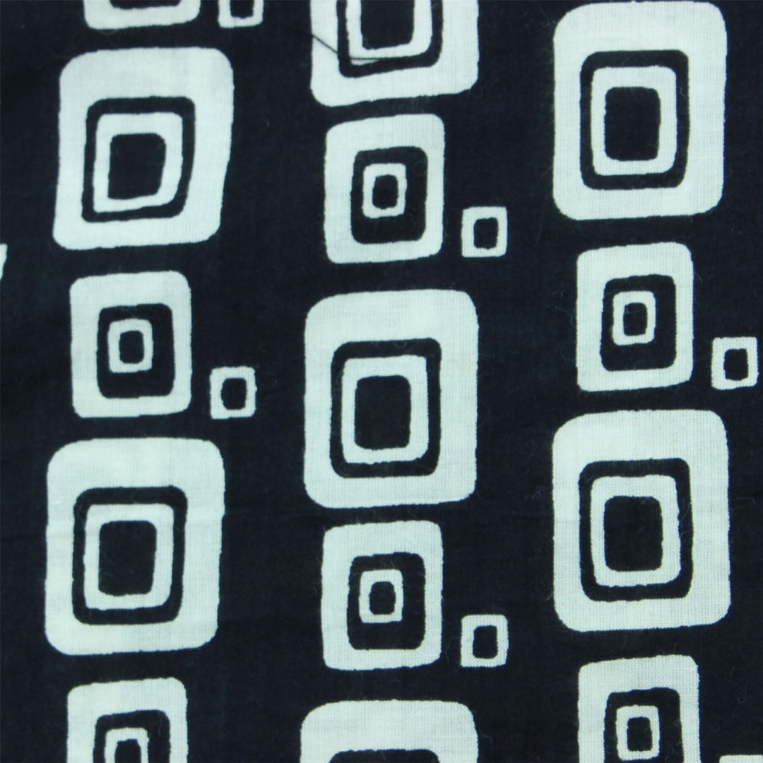 Slim Fit Long Sleeve Shirt - Block Print - Squircles