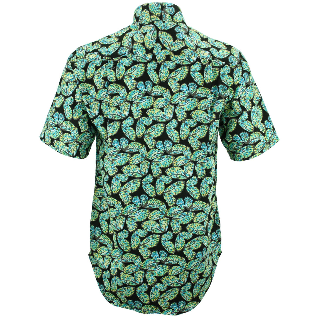 Regular Fit Short Sleeve Shirt - Butterflies