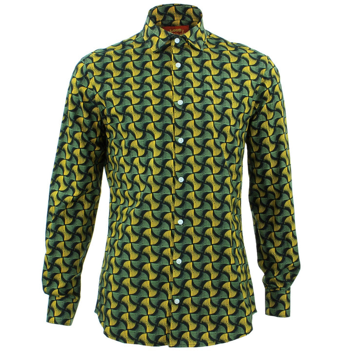 Tailored Fit Long Sleeve Shirt - Spiral Staircase