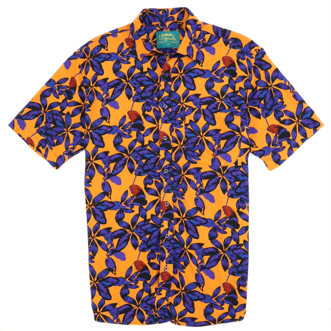 Regular Fit Short Sleeve Shirt - Vibrant Frond