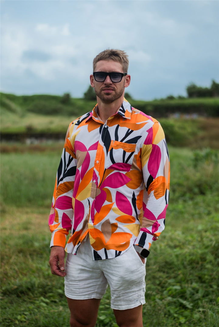 Regular Fit Long Sleeve Shirt - Carnival Sunset