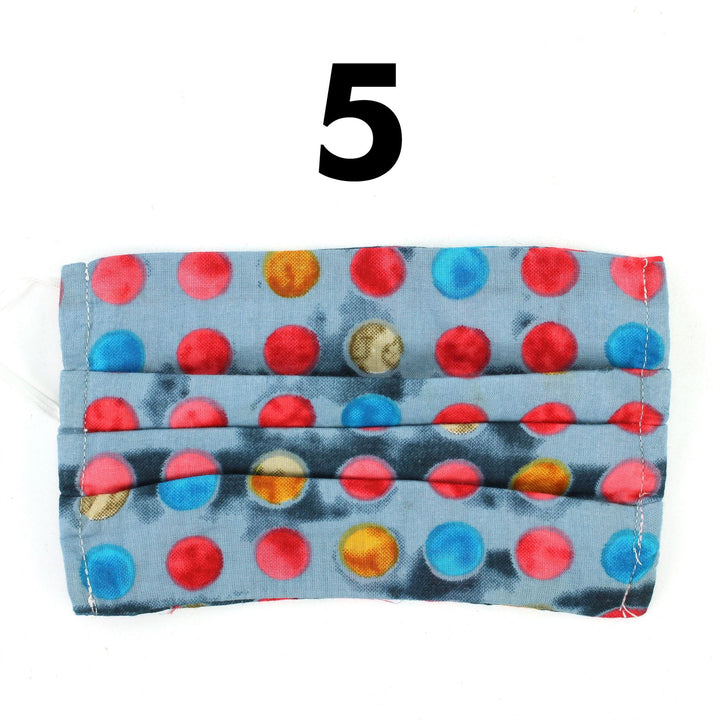 100% Cotton Handmade Pleated Face-Mask