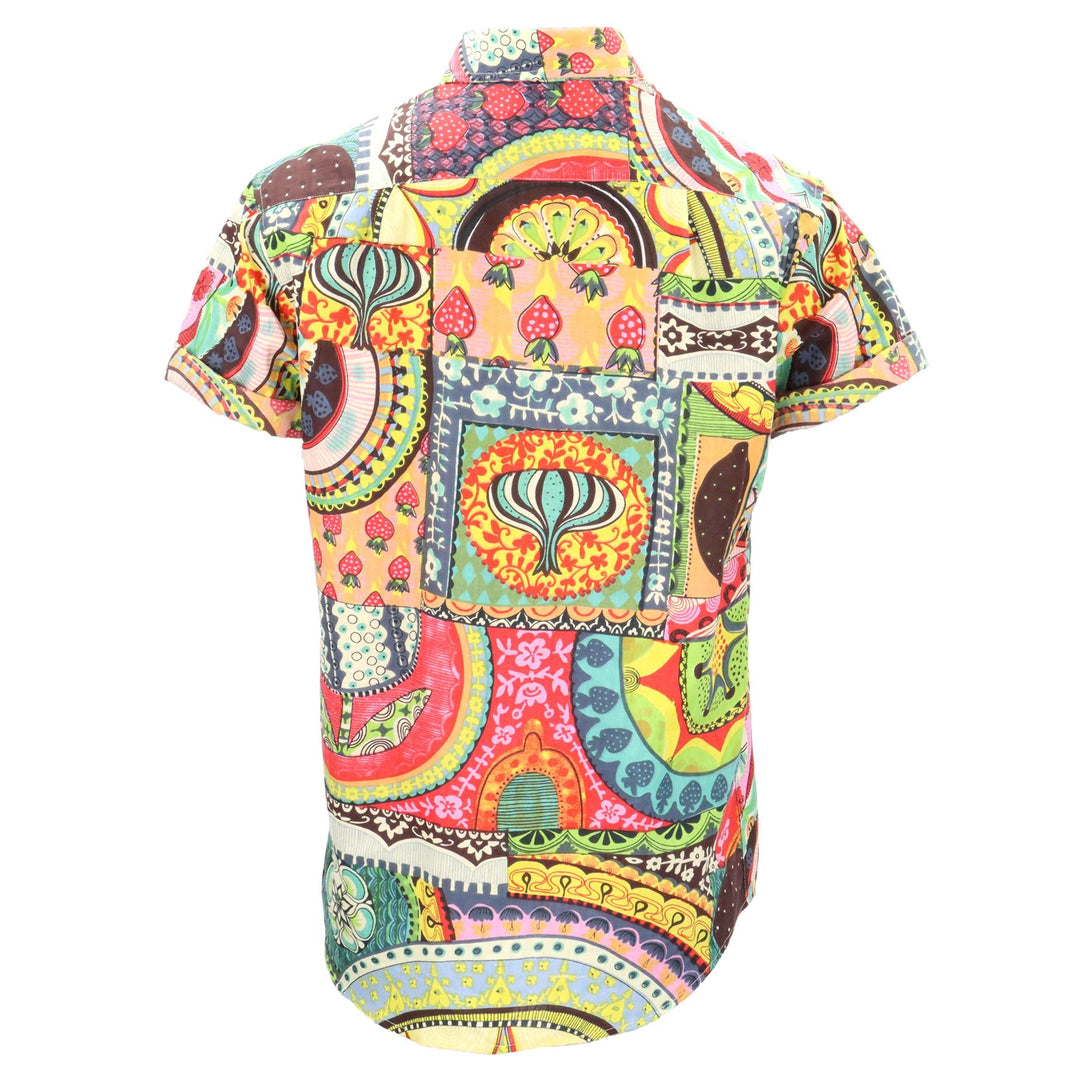 Regular Fit Short Sleeve Shirt - Carnival Mosaic
