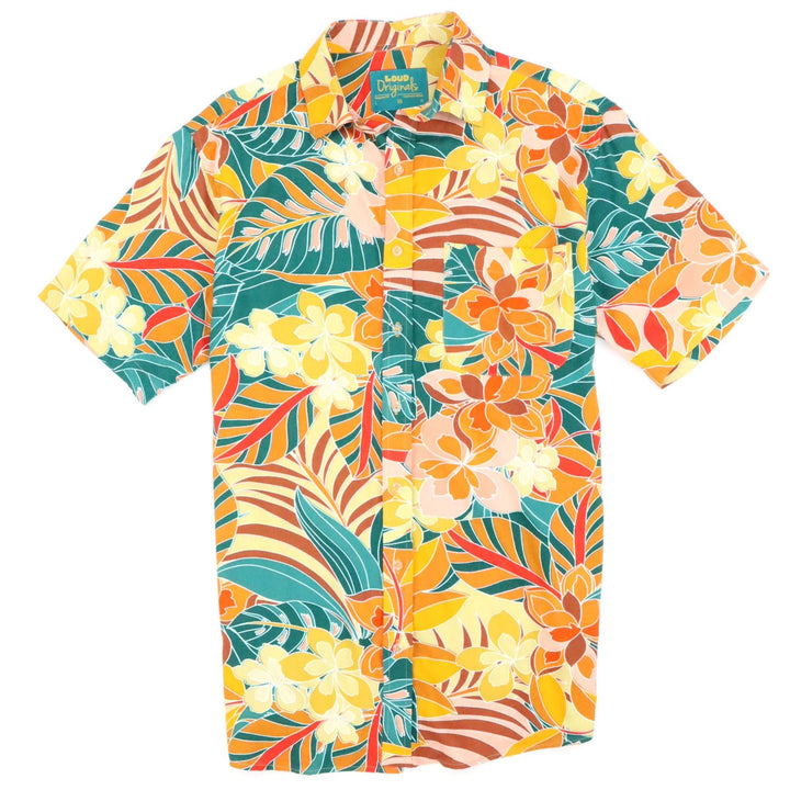 Regular Fit Short Sleeve Shirt - Tropical Palm