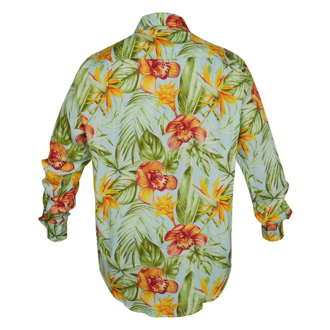 Regular Fit Long Sleeve Shirt - Tropic Solstice