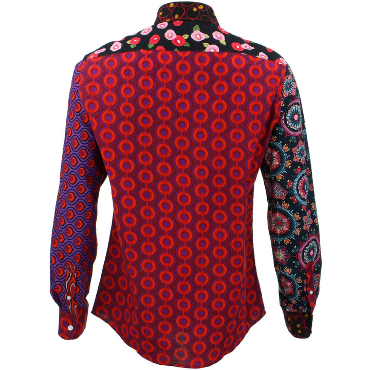 Tailored Fit Long Sleeve Shirt - Random Mixed Panel