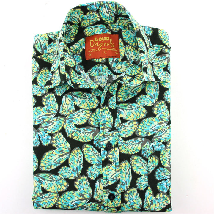 Regular Fit Short Sleeve Shirt - Butterflies