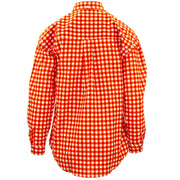 Classic Women's Shirt - Orange Gingham