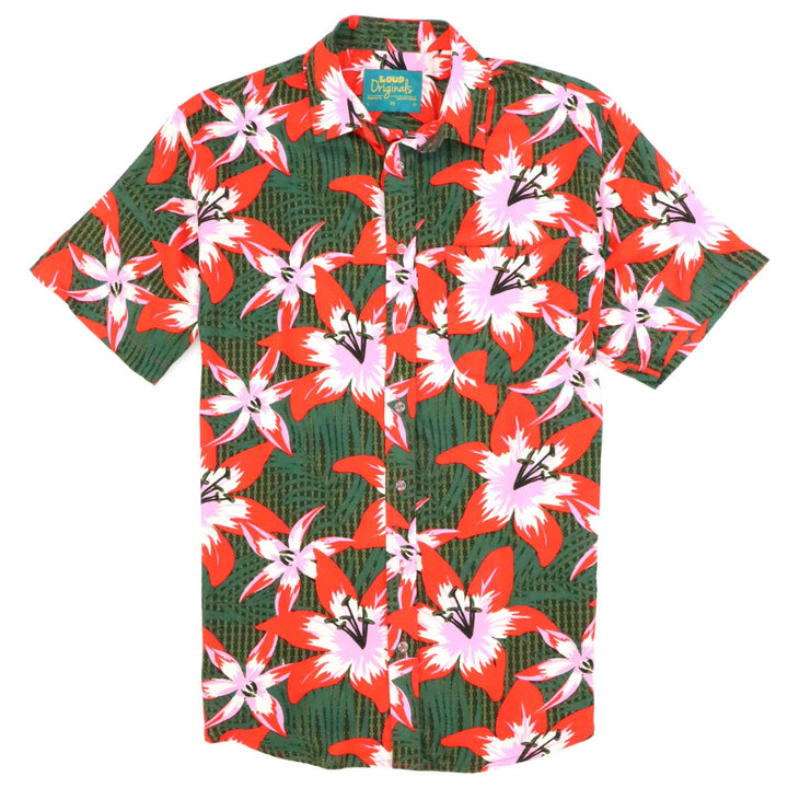 Regular Fit Short Sleeve Shirt - Jungle Lily