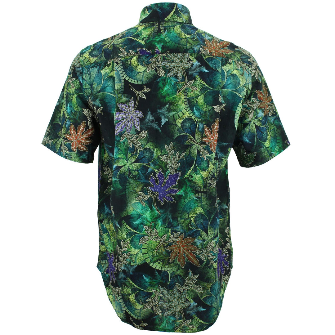 Regular Fit Short Sleeve Shirt - Vines