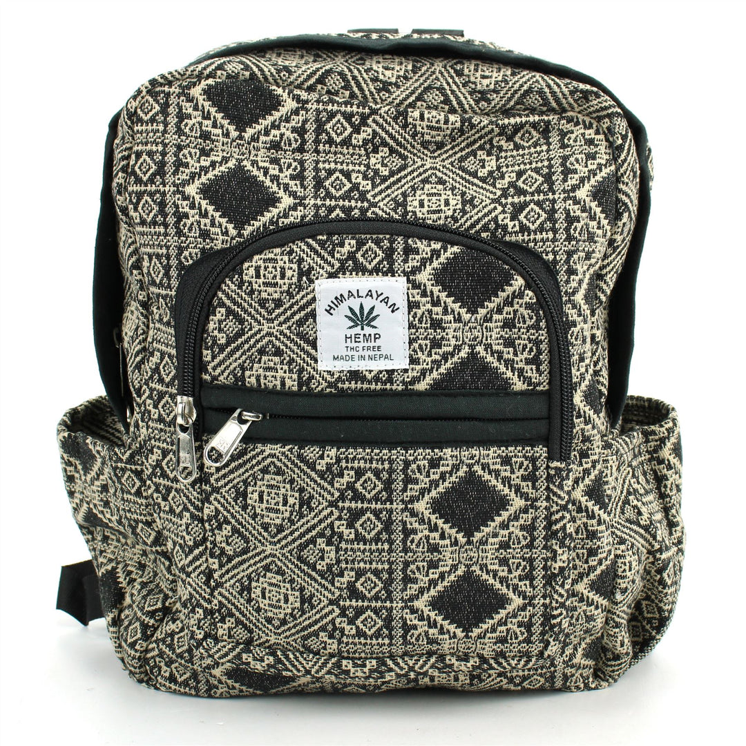 Himalayan Hemp Backpack - Black Diamond