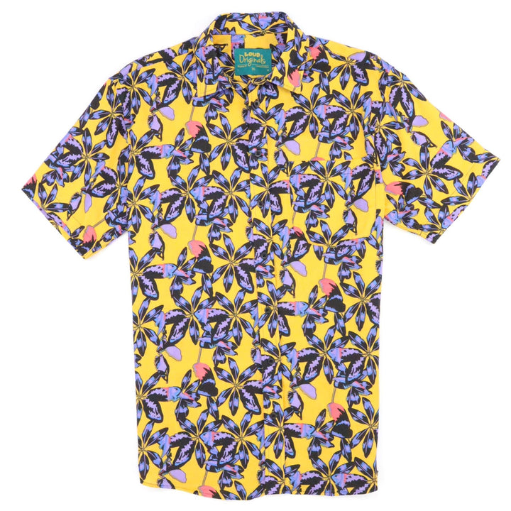 Regular Fit Short Sleeve Shirt - Tropical Frond