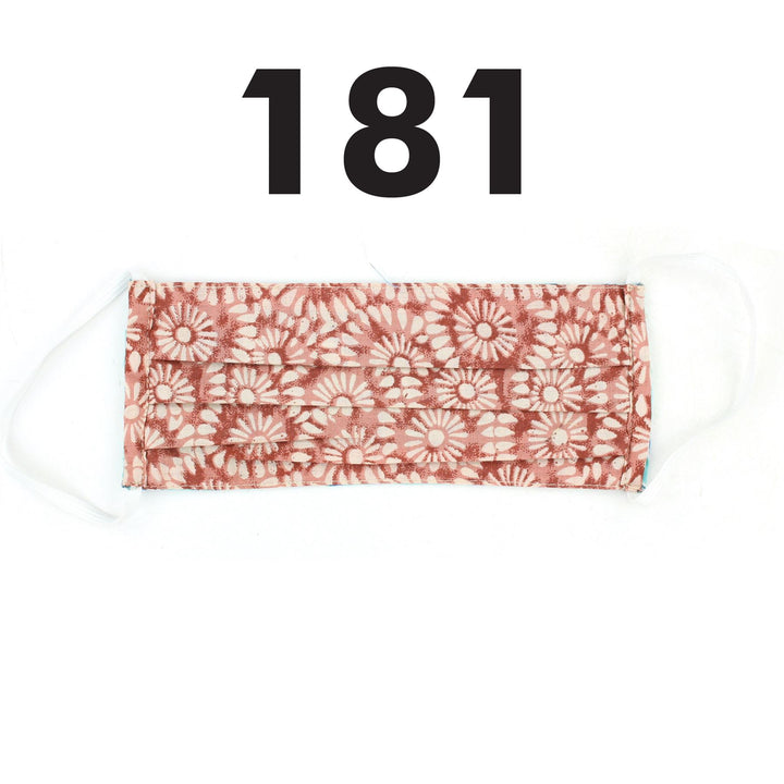 Handmade Pleated Cotton Face Mask - Pack of 3
