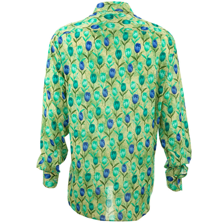 Regular Fit Long Sleeve Shirt - Tulips