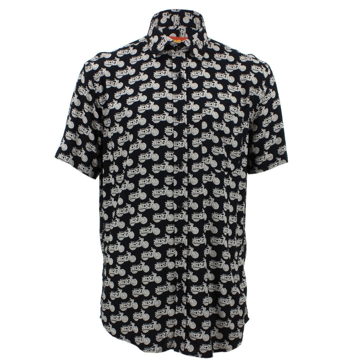 Regular Fit Short Sleeve Shirt - Motorcycles