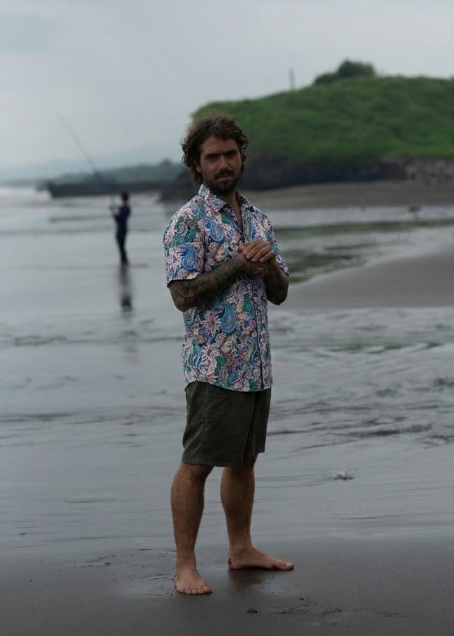 Regular Fit Short Sleeve Shirt - Garden Paisley