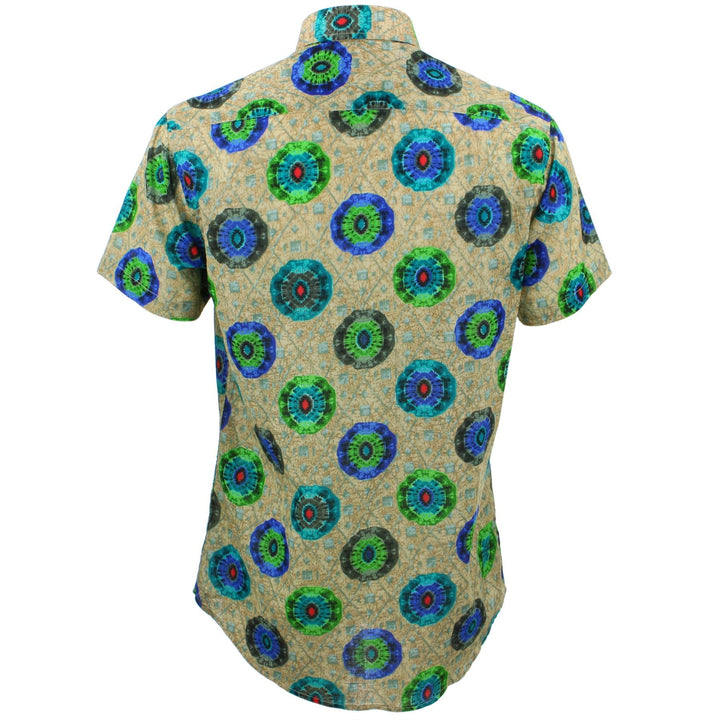 Tailored Fit Short Sleeve Shirt - The Eye of the Kaleidoscope