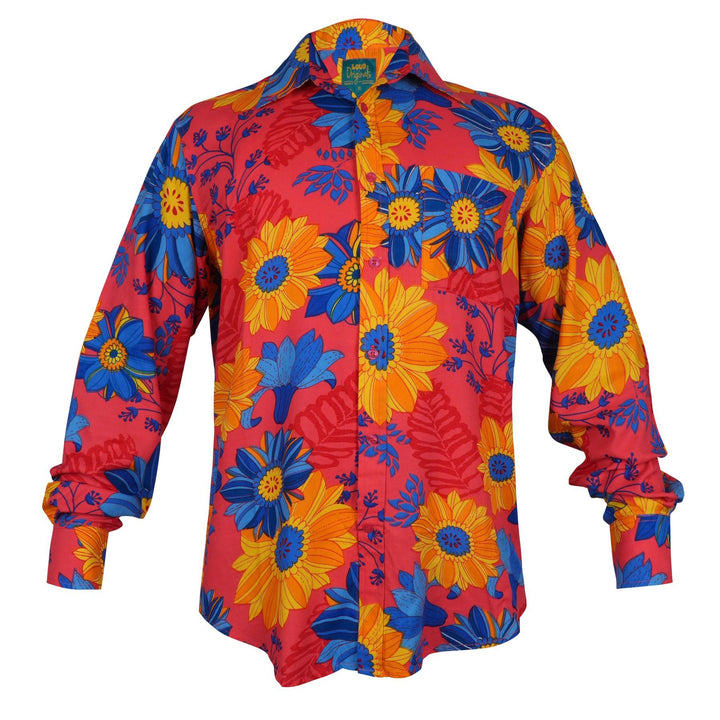 Regular Fit Long Sleeve Shirt - Sunburst Meadow