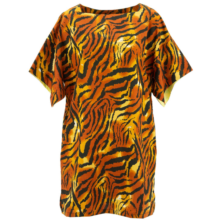 Modern Kimono Pocket Dress - Tiger