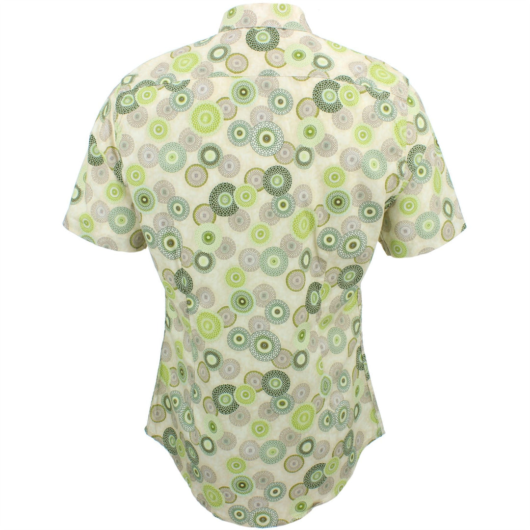Slim Fit Short Sleeve Shirt - Spirograph
