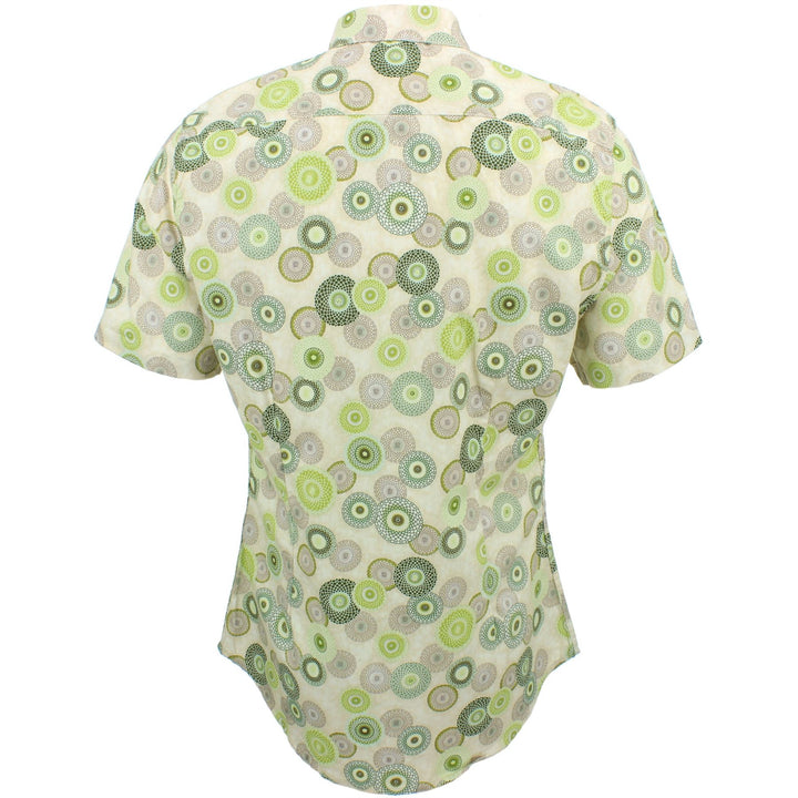 Slim Fit Short Sleeve Shirt - Spirograph