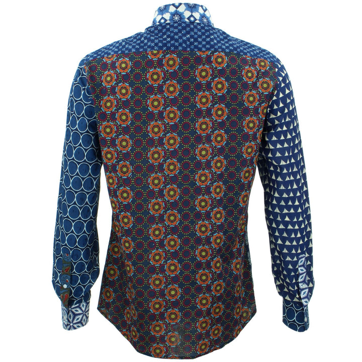 Tailored Fit Long Sleeve Shirt - Random Mixed Panel