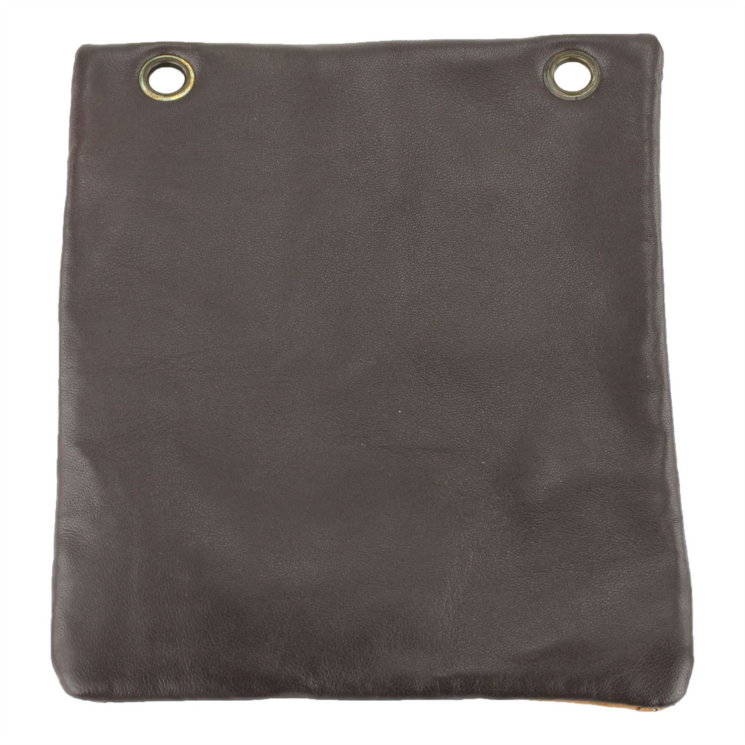 Real Leather Small Cross Body Shoulder Bag - Black