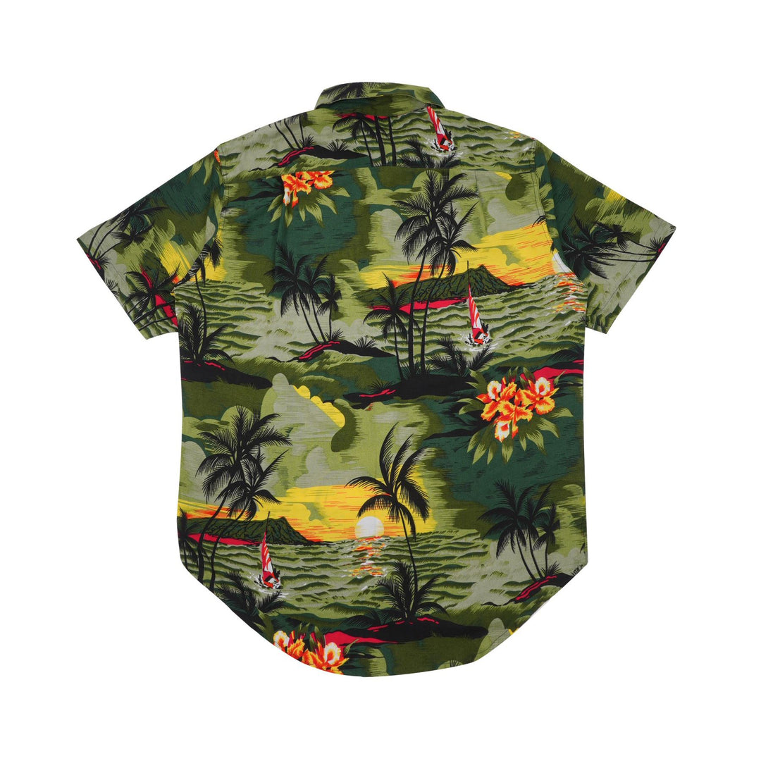 Regular Fit Short Sleeve Shirt - Tropical Sundown