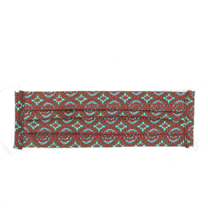 100% Cotton Handmade Pleated Face-Mask